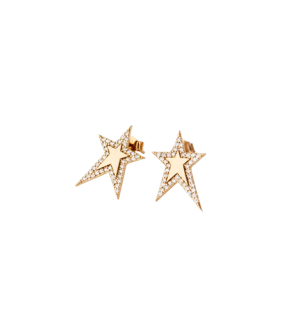 Diamond Star Earrings